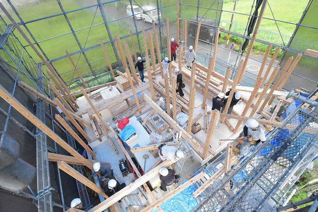 「福岡市東区05」注文住宅現場リポート⑥【上棟式】