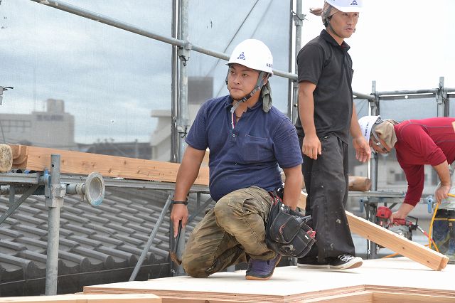 「福岡市東区05」注文住宅現場リポート⑥【上棟式】