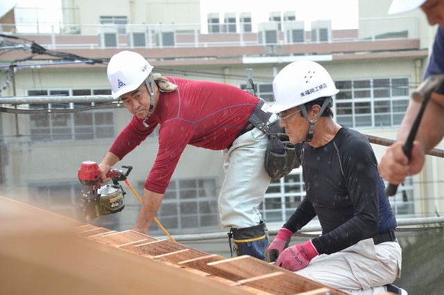 福岡市東区05　注文住宅建築現場リポート⑥　～上棟式～