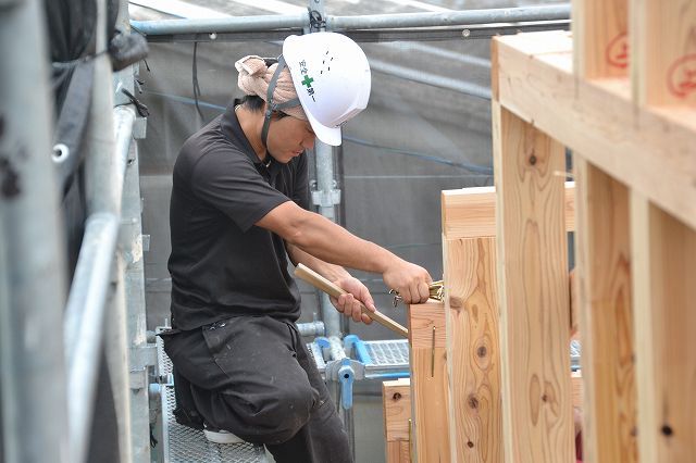 「福岡市東区05」注文住宅現場リポート⑥【上棟式】