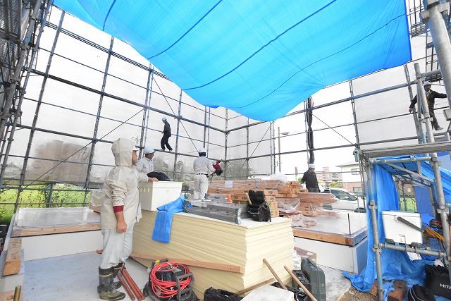 「福岡市東区05」注文住宅現場リポート⑥【上棟式】