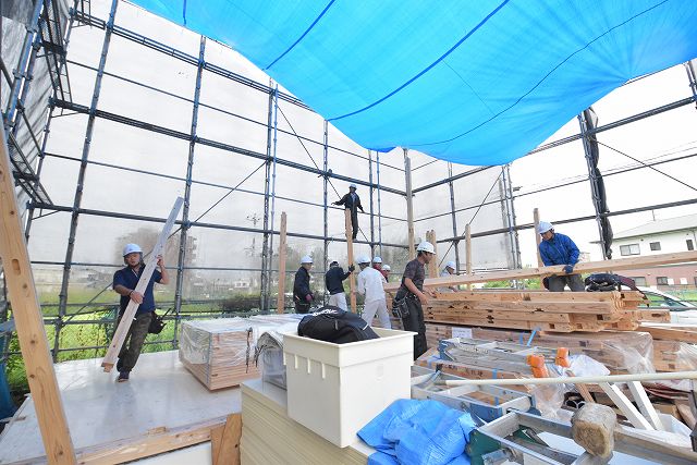 「福岡市東区05」注文住宅現場リポート⑥【上棟式】