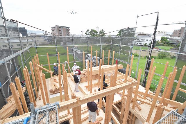 「福岡市東区05」注文住宅現場リポート⑥【上棟式】