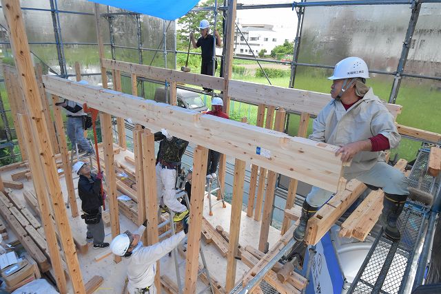 「福岡市東区05」注文住宅現場リポート⑥【上棟式】