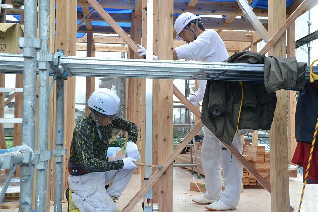 「福岡市東区05」注文住宅現場リポート⑥【上棟式】
