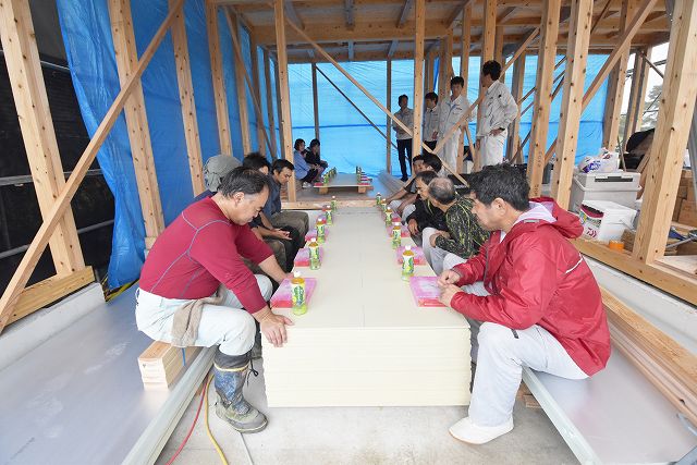 「福岡市東区05」注文住宅現場リポート⑥【上棟式】