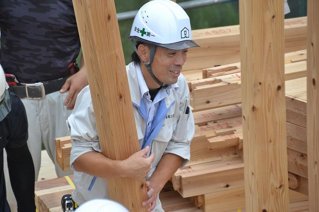 福岡市東区05　注文住宅建築現場リポート⑥　～上棟式～