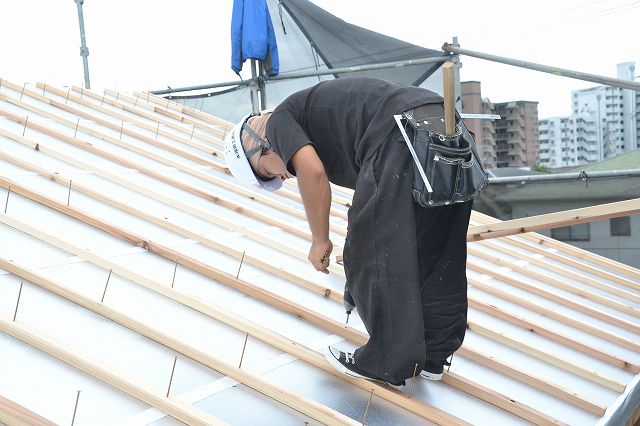 福岡市東区05　注文住宅建築現場リポート⑥　～上棟式～