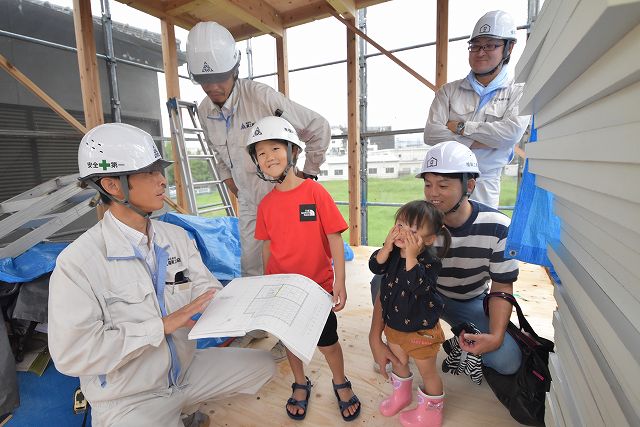 福岡市東区05　注文住宅建築現場リポート⑥　～上棟式～