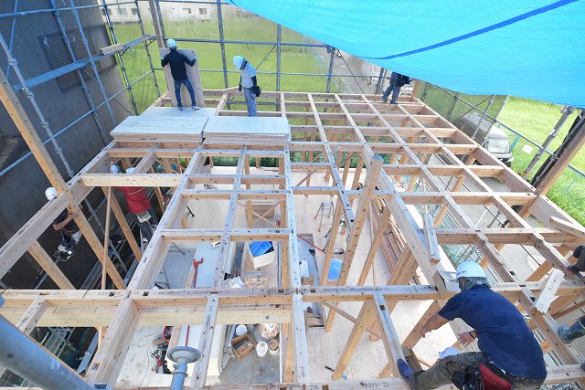 「福岡市東区05」注文住宅現場リポート⑥【上棟式】