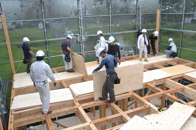 「福岡市東区05」注文住宅現場リポート⑥【上棟式】