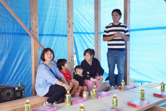 「福岡市東区05」注文住宅現場リポート⑥【上棟式】