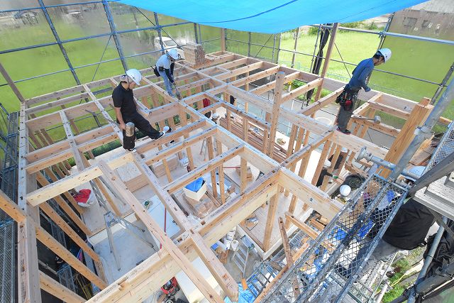 「福岡市東区05」注文住宅現場リポート⑥【上棟式】