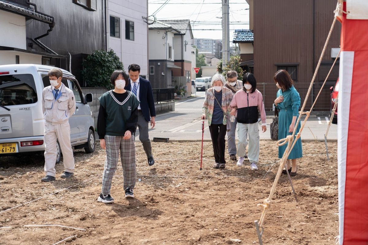 福岡市南区28　注文住宅建築現場リポート①　～地鎮祭～