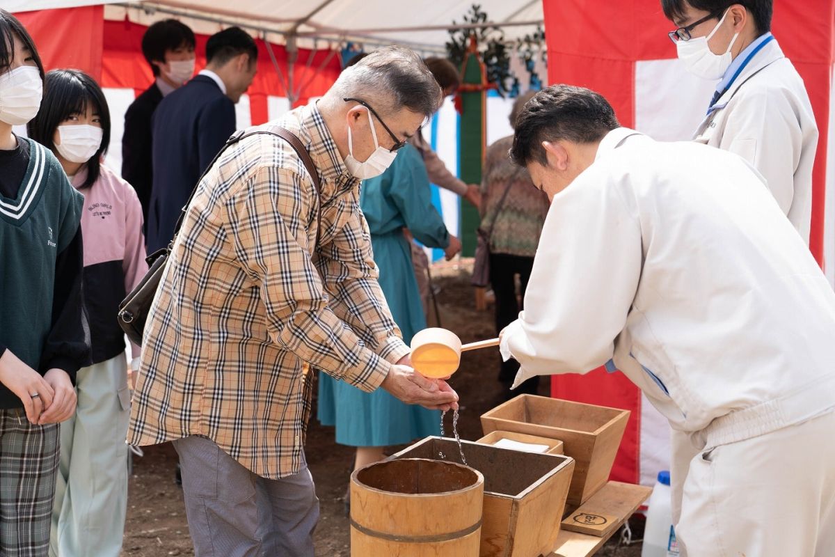 福岡市南区28　注文住宅建築現場リポート①　～地鎮祭～