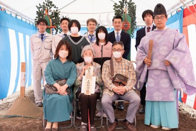 「福岡市南区28」注文住宅現場リポート①【地鎮祭】