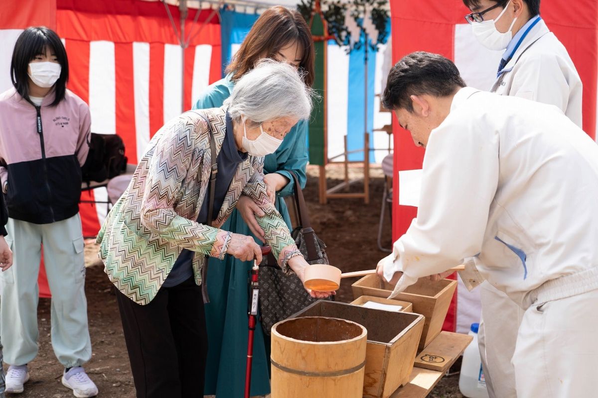 福岡市南区28　注文住宅建築現場リポート①　～地鎮祭～