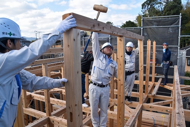 福岡市城南区02　注文住宅建築現場リポート④　～上棟式～