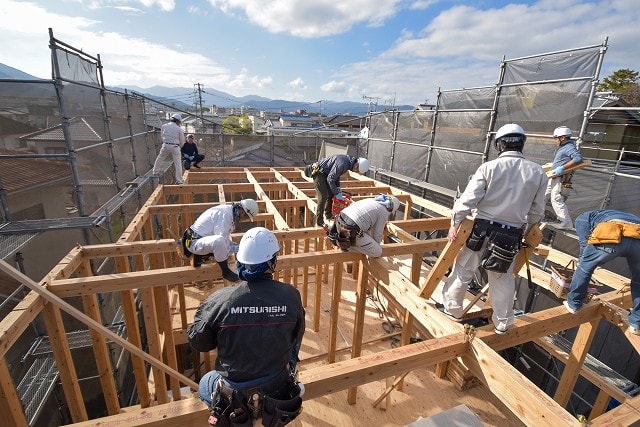 福岡市城南区02　注文住宅建築現場リポート④　～上棟式～