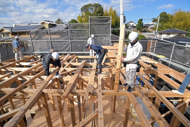 福岡市城南区02　注文住宅建築現場リポート④　～上棟式～