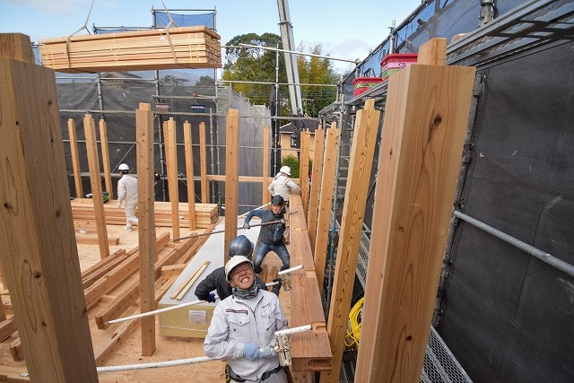 福岡市城南区02　注文住宅建築現場リポート④　～上棟式～