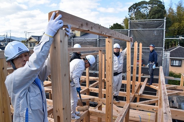 福岡市城南区02　注文住宅建築現場リポート④　～上棟式～