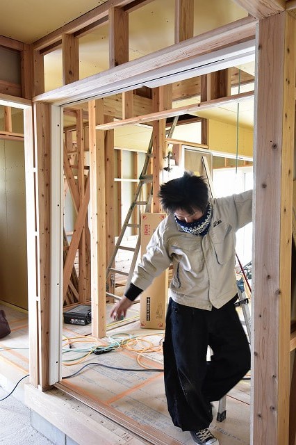 「太宰府市青葉台01」注文住宅現場リポート⑨【木工事】【建具】