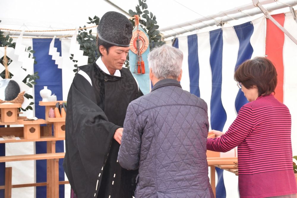 福岡市早良区飯倉01　注文住宅現場リポート①　～地鎮祭～