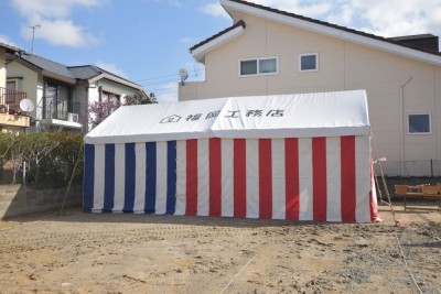 福岡市早良区飯倉01　注文住宅現場リポート①　～地鎮祭～