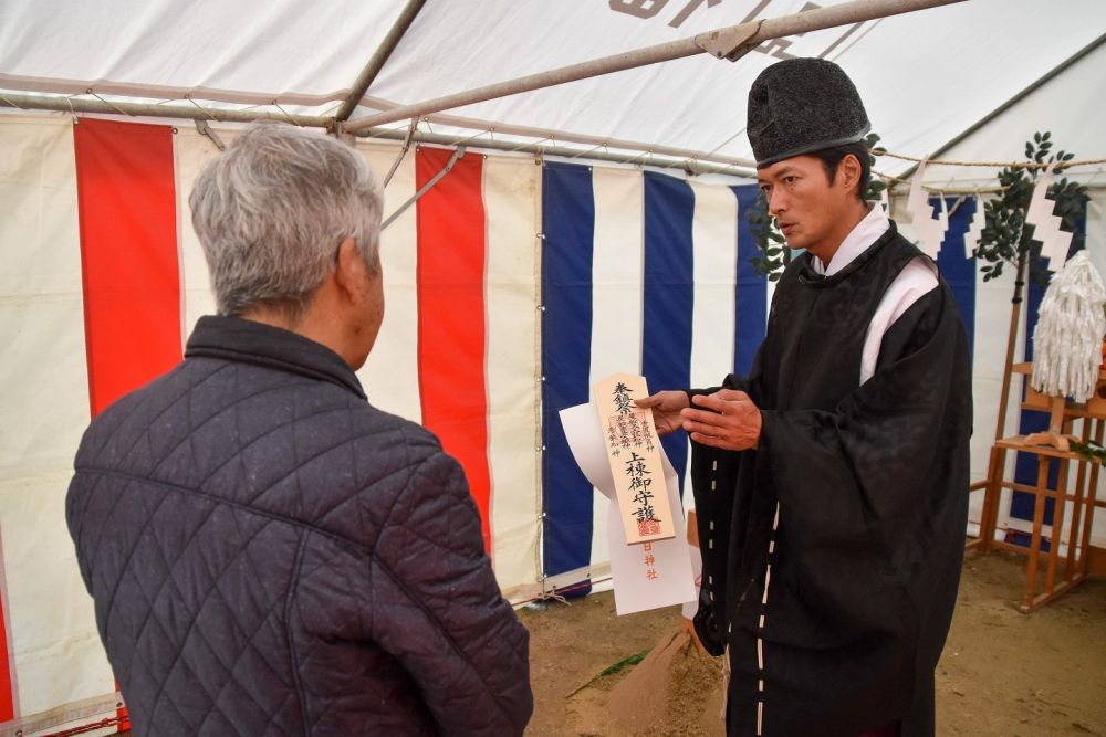 福岡市早良区飯倉01　注文住宅現場リポート①　～地鎮祭～