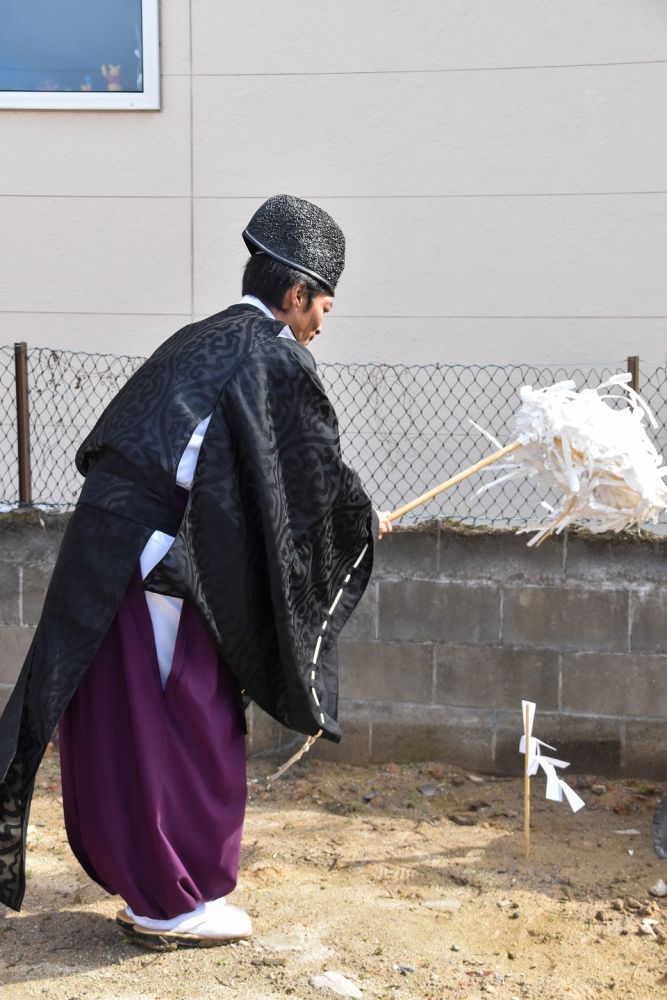 「福岡市早良区飯倉01」注文住宅現場リポート①【地鎮祭】