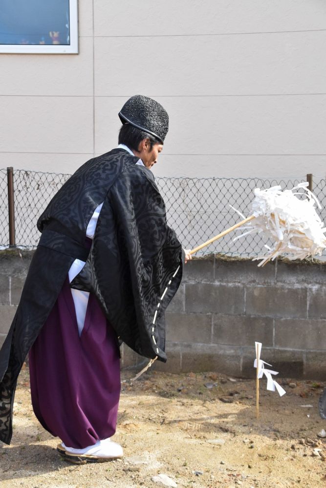 福岡市早良区飯倉01　注文住宅現場リポート①　～地鎮祭～