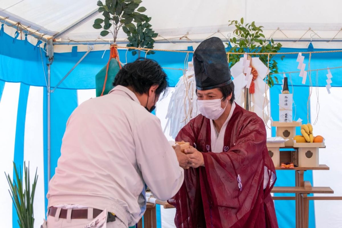 福岡県北九州市八幡西区01　注文住宅建築現場リポート①　～地鎮祭～