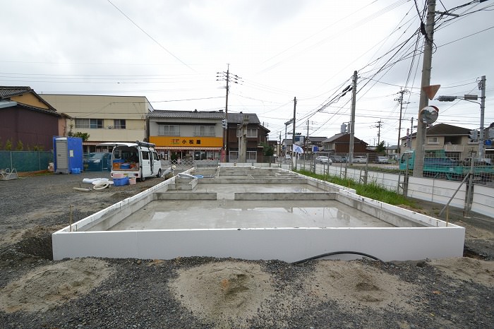 「福津市宮司元町01」注文住宅現場リポート③【基礎工事】【給排水】