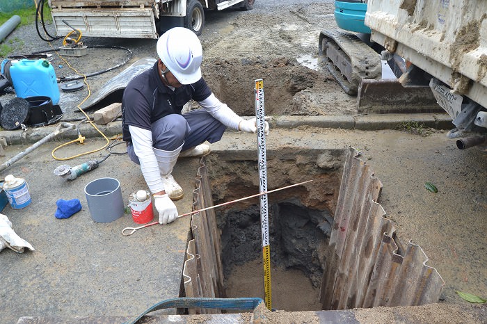 「福津市宮司元町01」注文住宅現場リポート③【基礎工事】【給排水】