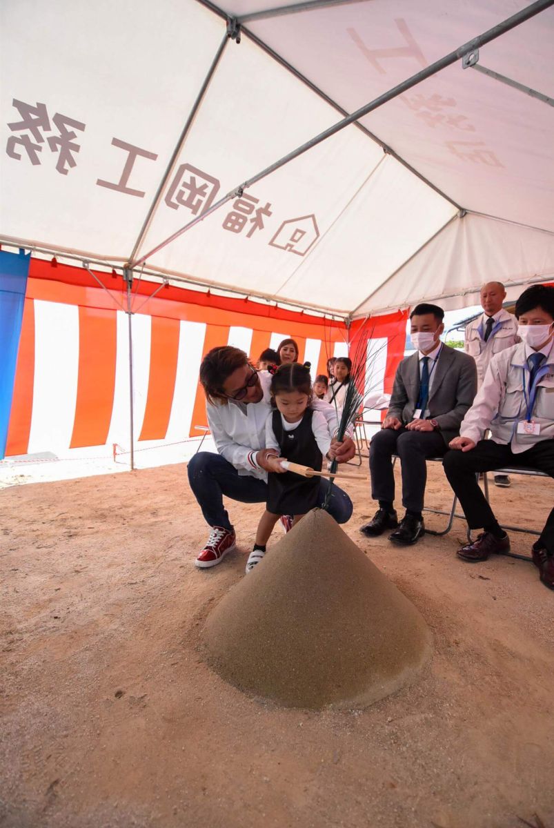 福岡県春日市14　注文住宅建築現場リポート①　～地鎮祭～