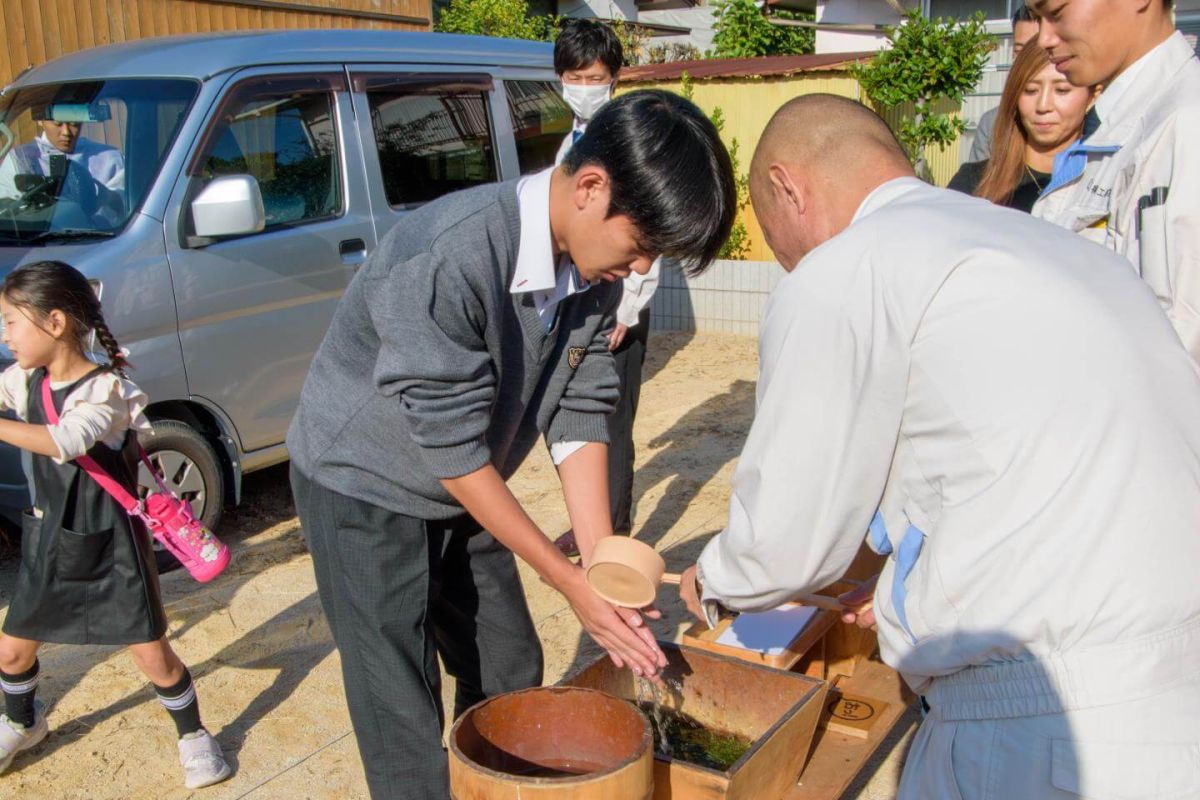 福岡県春日市14　注文住宅建築現場リポート①　～地鎮祭～