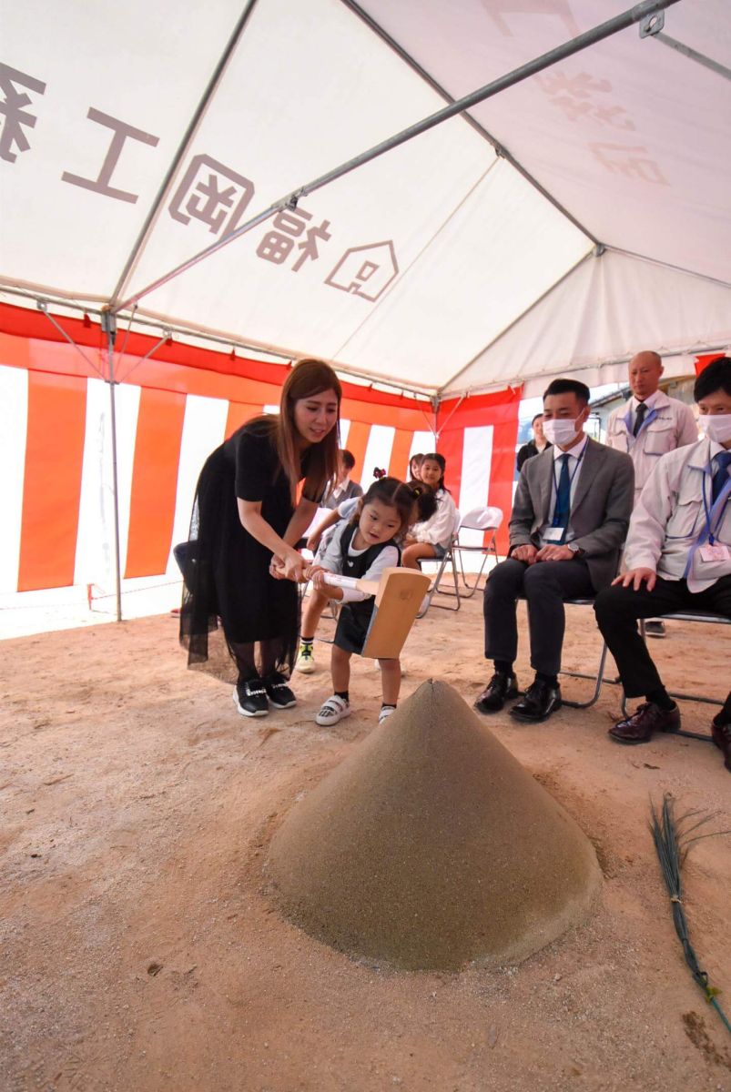 福岡県春日市14　注文住宅建築現場リポート①　～地鎮祭～