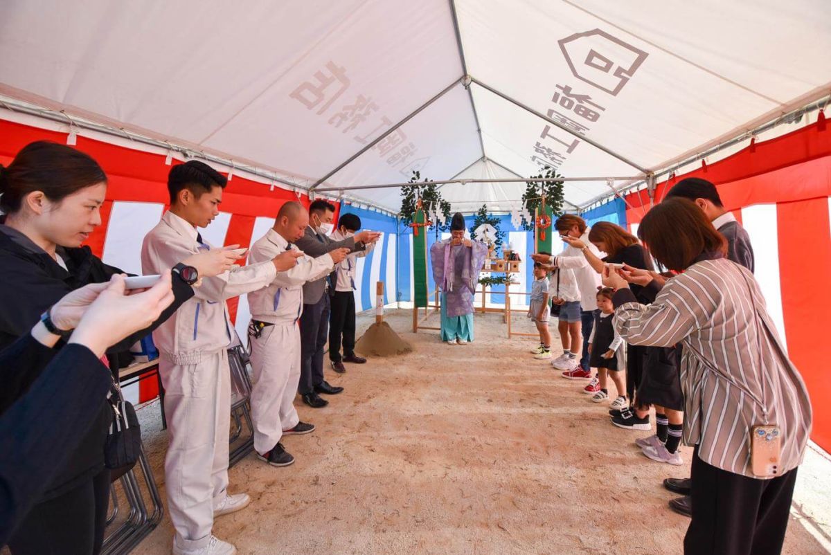 「春日市14」注文住宅現場リポート①【地鎮祭】