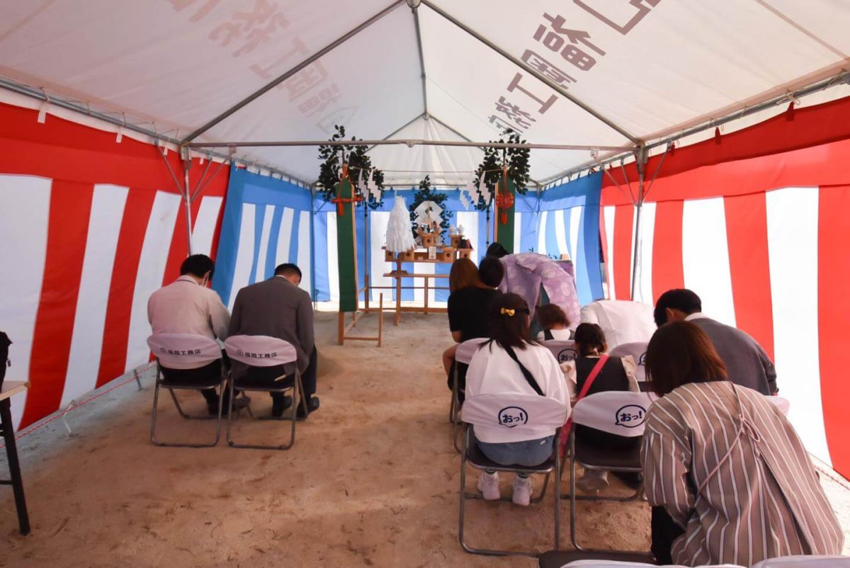 福岡県春日市14　注文住宅建築現場リポート①　～地鎮祭～