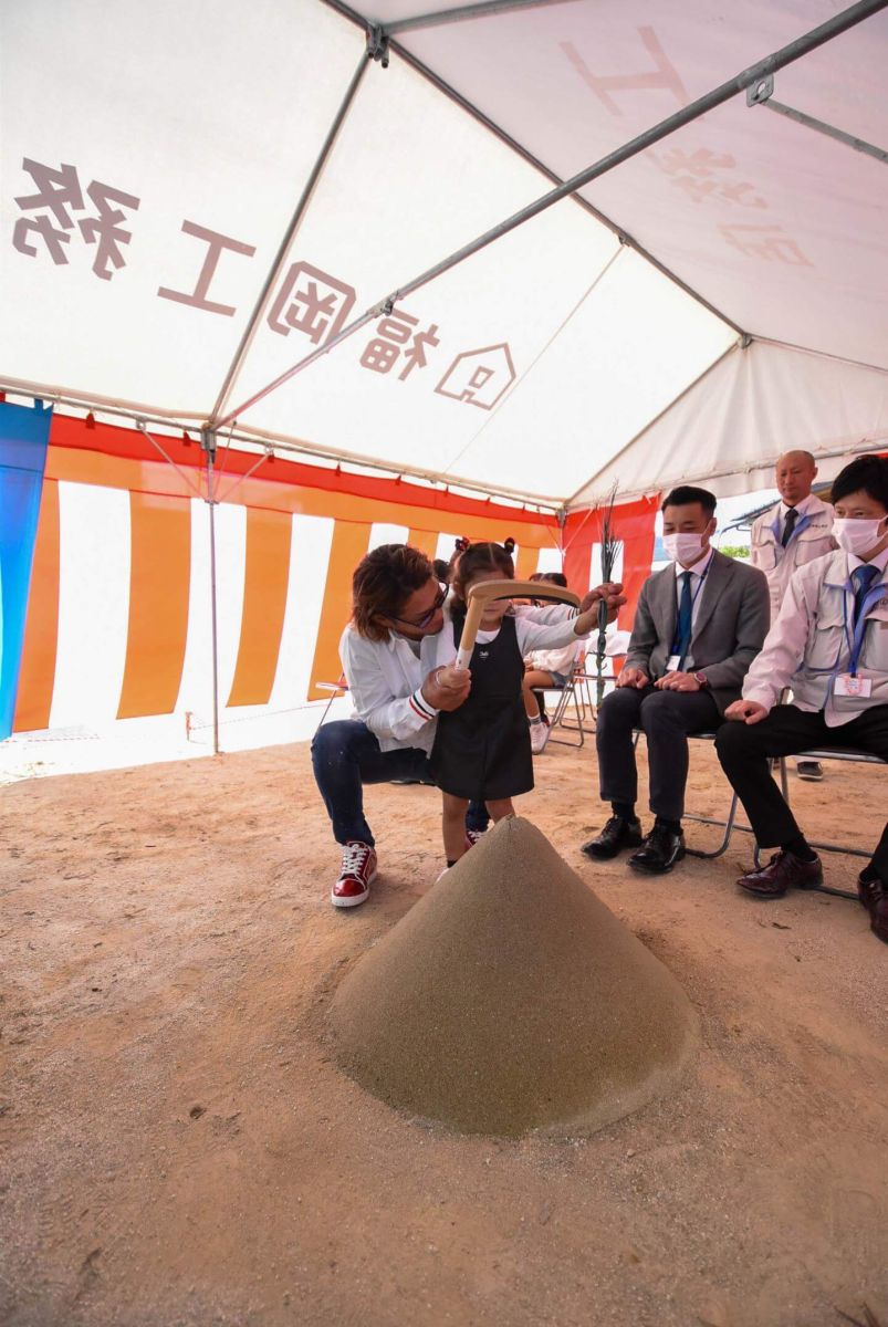 福岡県春日市14　注文住宅建築現場リポート①　～地鎮祭～