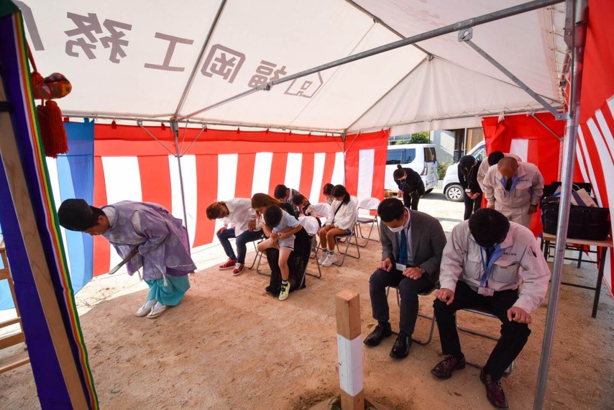 「春日市14」注文住宅現場リポート①【地鎮祭】