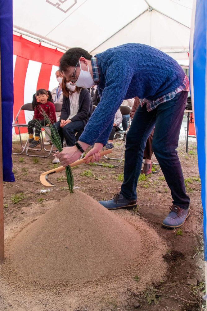 福岡県春日市09　注文住宅建築現場リポート①　～地鎮祭～