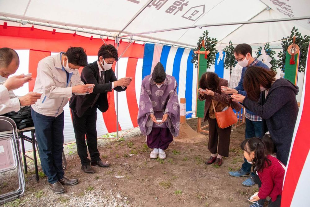 福岡県春日市09　注文住宅建築現場リポート①　～地鎮祭～