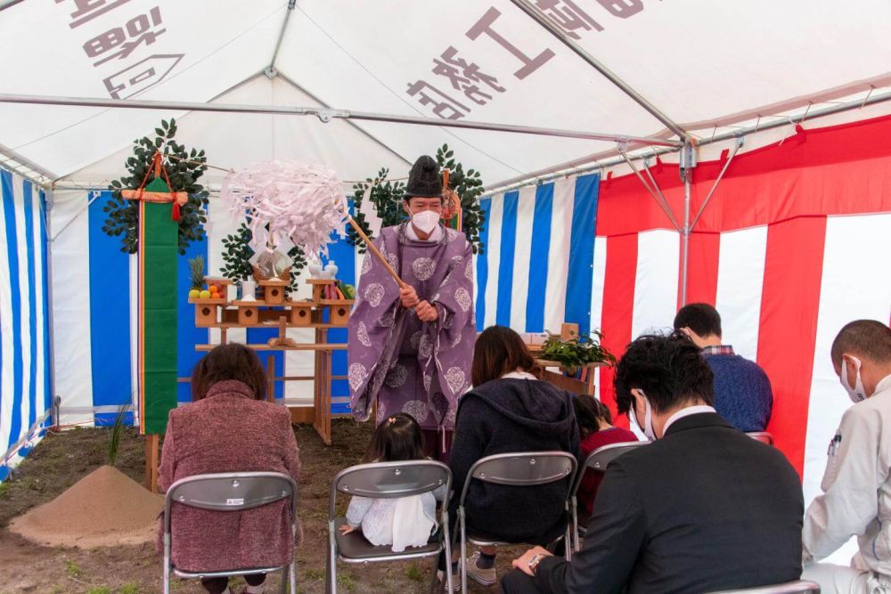 福岡県春日市09　注文住宅建築現場リポート①　～地鎮祭～