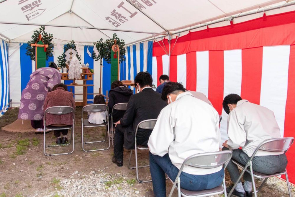 福岡県春日市09　注文住宅建築現場リポート①　～地鎮祭～