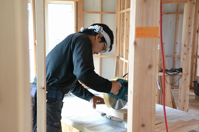 「福岡市南区老司02」注文住宅現場リポート⑧【木工事】【下地】