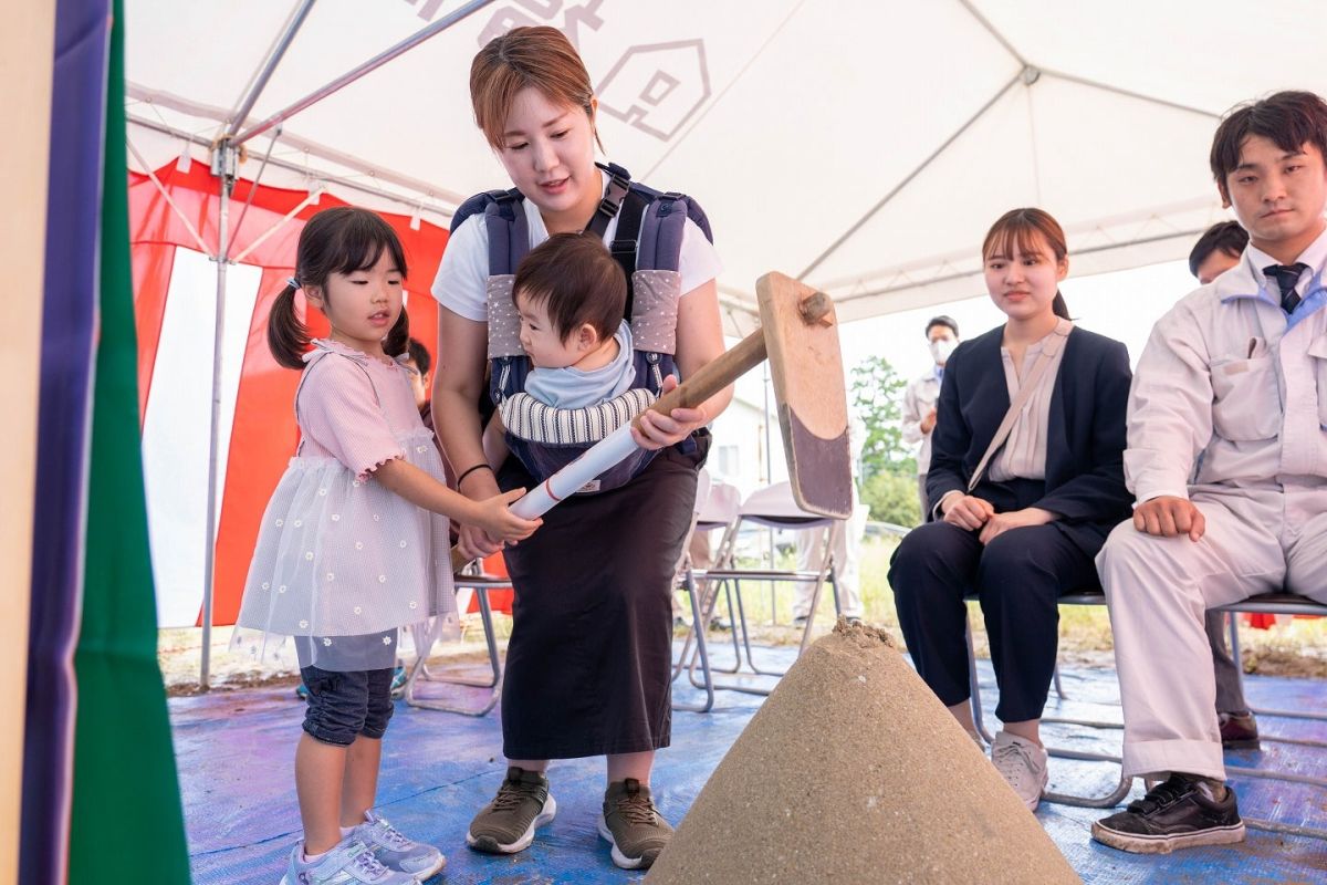 福岡県那珂川市11　注文住宅建築現場リポート①　～地鎮祭～