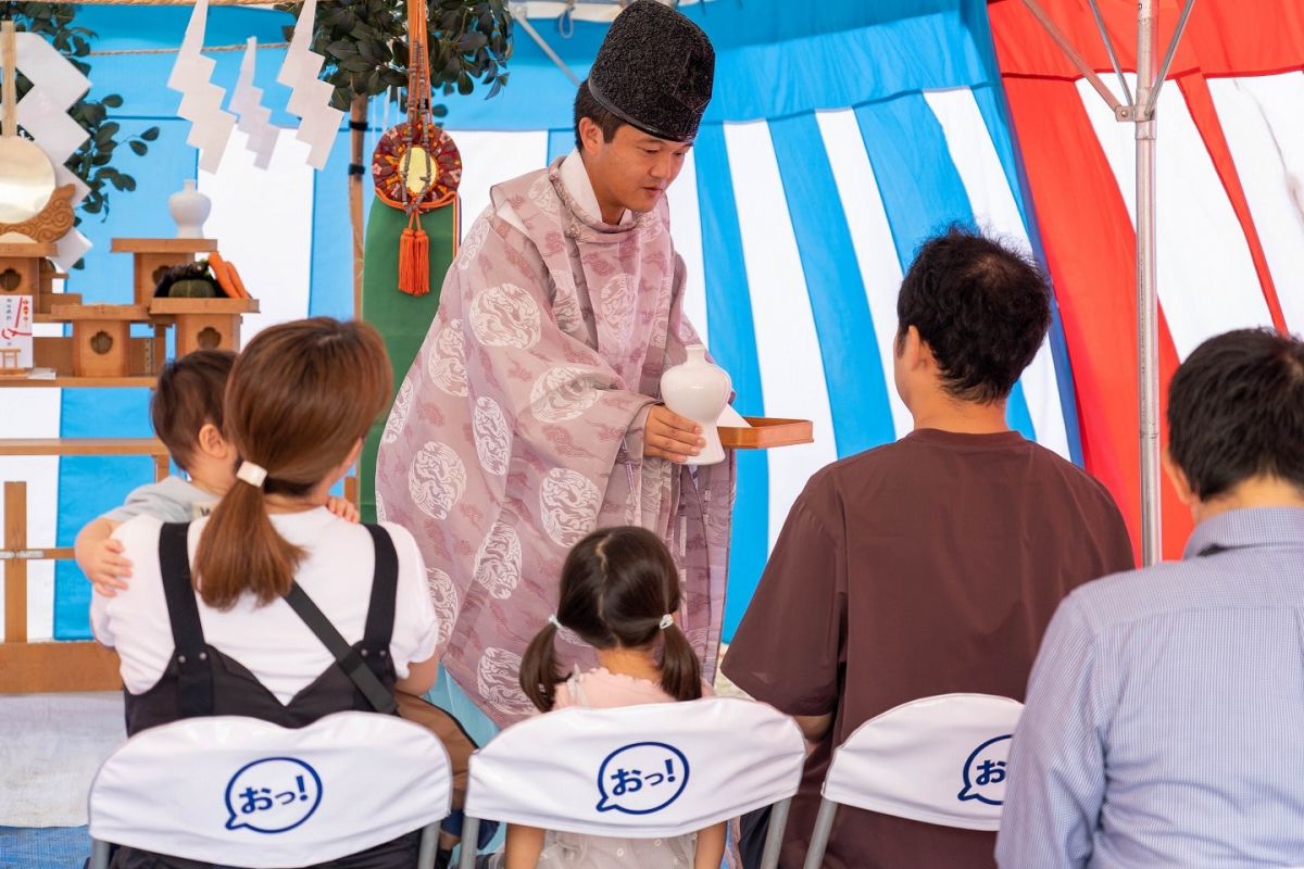 福岡県那珂川市11　注文住宅建築現場リポート①　～地鎮祭～