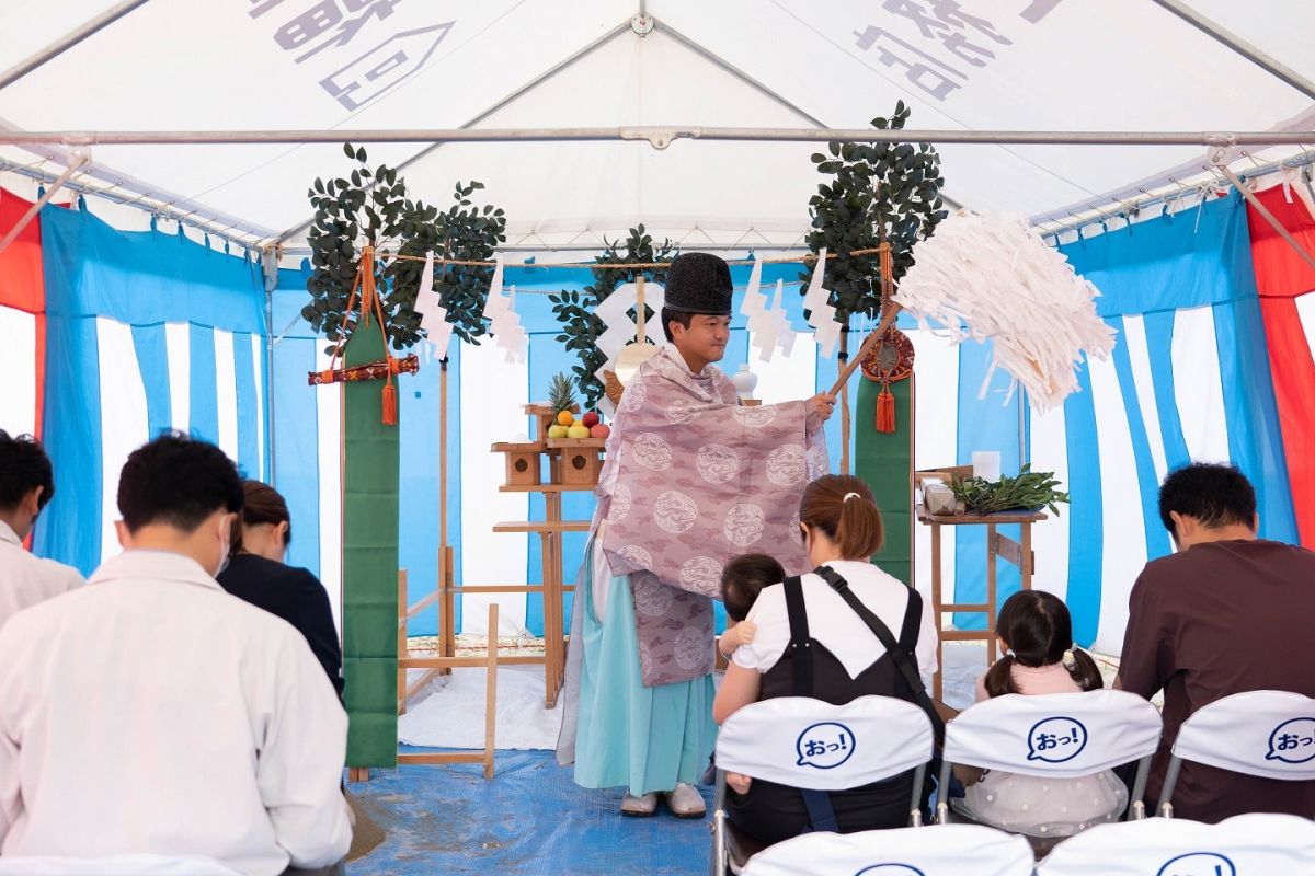 福岡県那珂川市11　注文住宅建築現場リポート①　～地鎮祭～